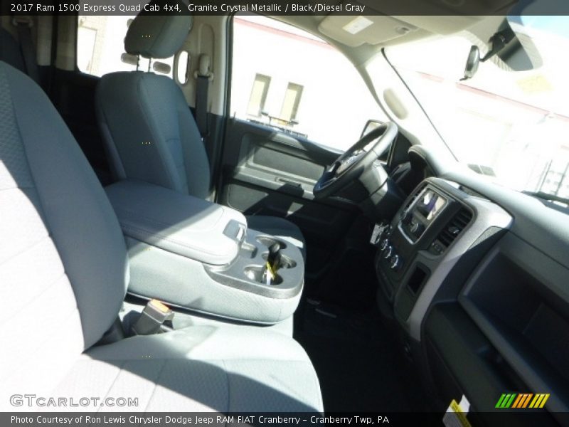 Granite Crystal Metallic / Black/Diesel Gray 2017 Ram 1500 Express Quad Cab 4x4