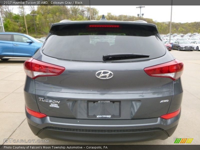Coliseum Gray / Black 2017 Hyundai Tucson SE AWD