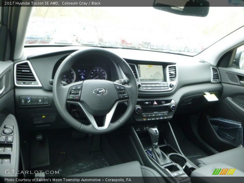Coliseum Gray / Black 2017 Hyundai Tucson SE AWD