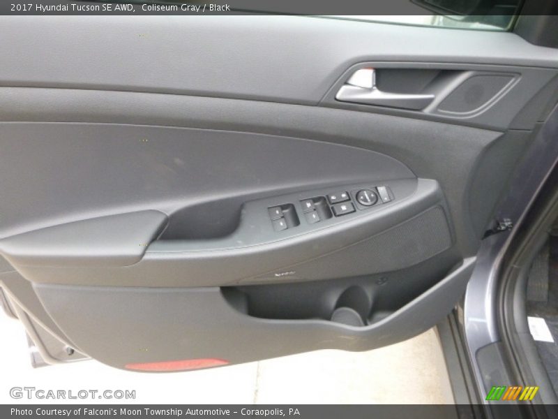 Coliseum Gray / Black 2017 Hyundai Tucson SE AWD