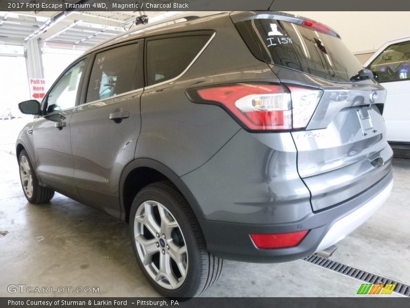 Magnetic / Charcoal Black 2017 Ford Escape Titanium 4WD