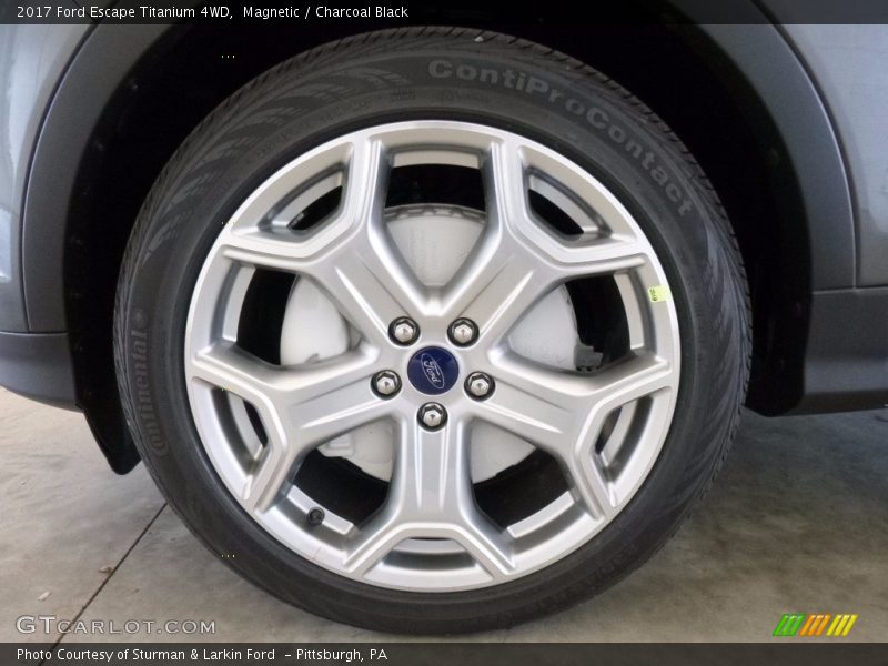 Magnetic / Charcoal Black 2017 Ford Escape Titanium 4WD