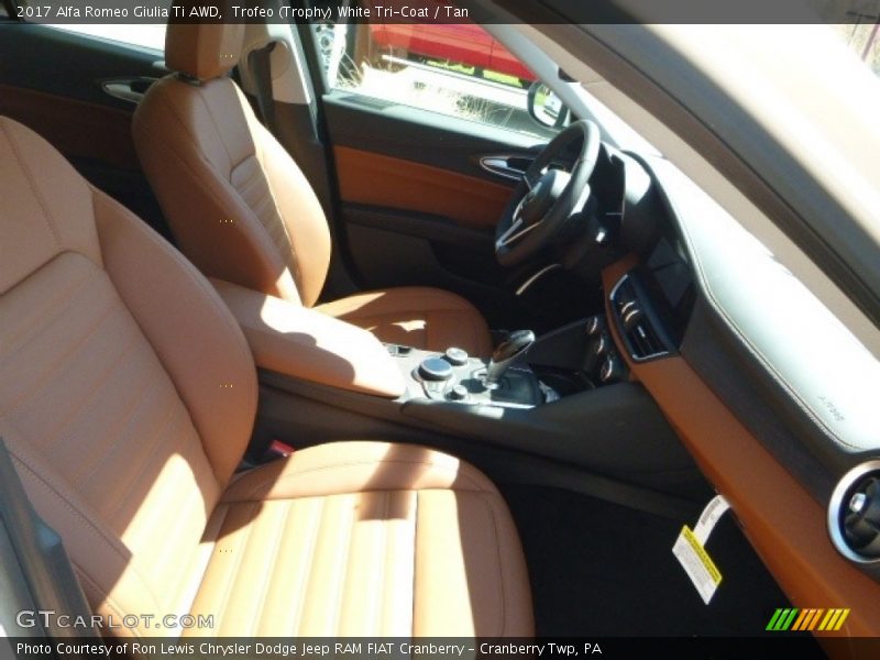 Front Seat of 2017 Giulia Ti AWD