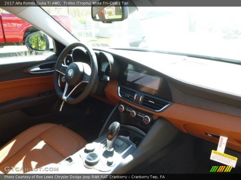 Dashboard of 2017 Giulia Ti AWD