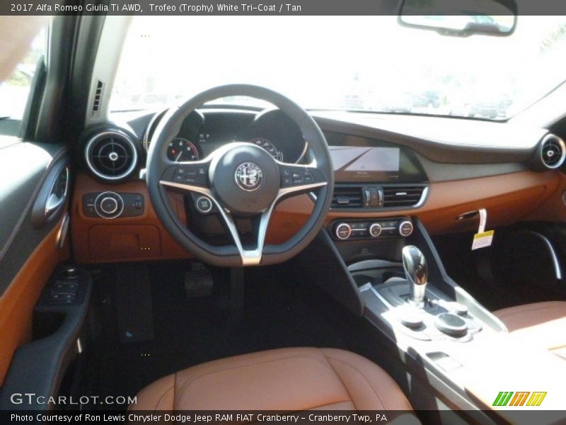  2017 Giulia Ti AWD Tan Interior