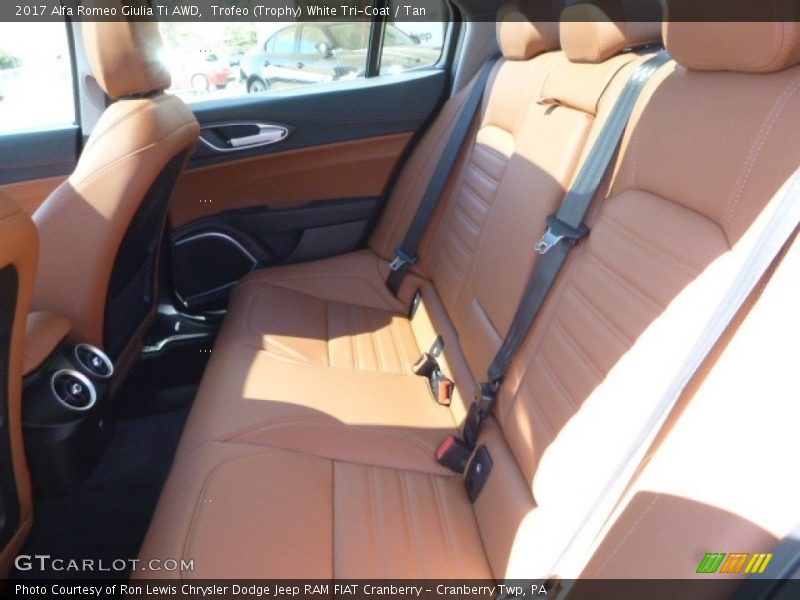 Rear Seat of 2017 Giulia Ti AWD