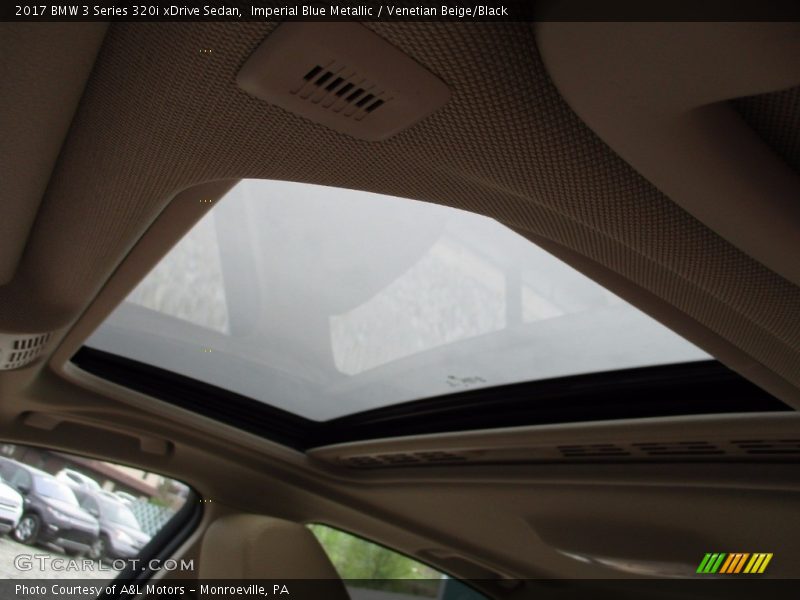 Imperial Blue Metallic / Venetian Beige/Black 2017 BMW 3 Series 320i xDrive Sedan