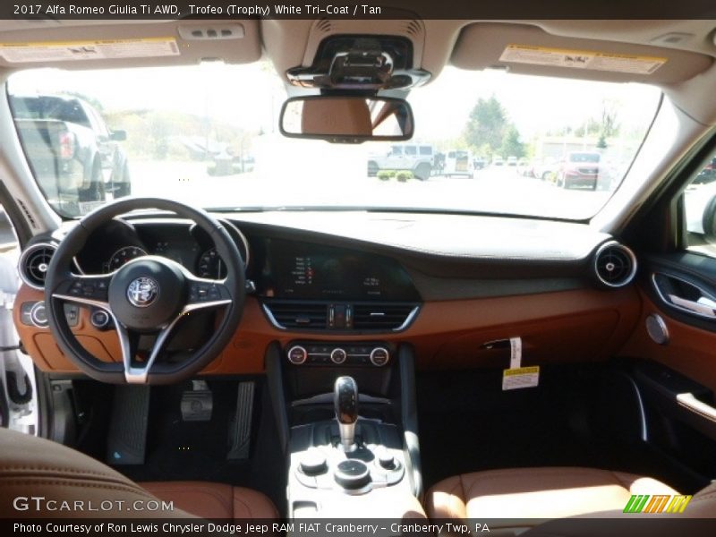 Dashboard of 2017 Giulia Ti AWD