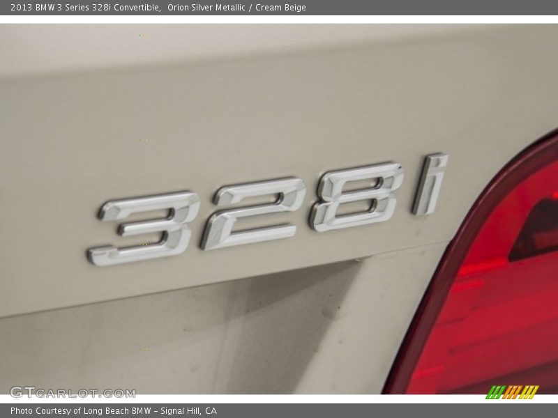 Orion Silver Metallic / Cream Beige 2013 BMW 3 Series 328i Convertible