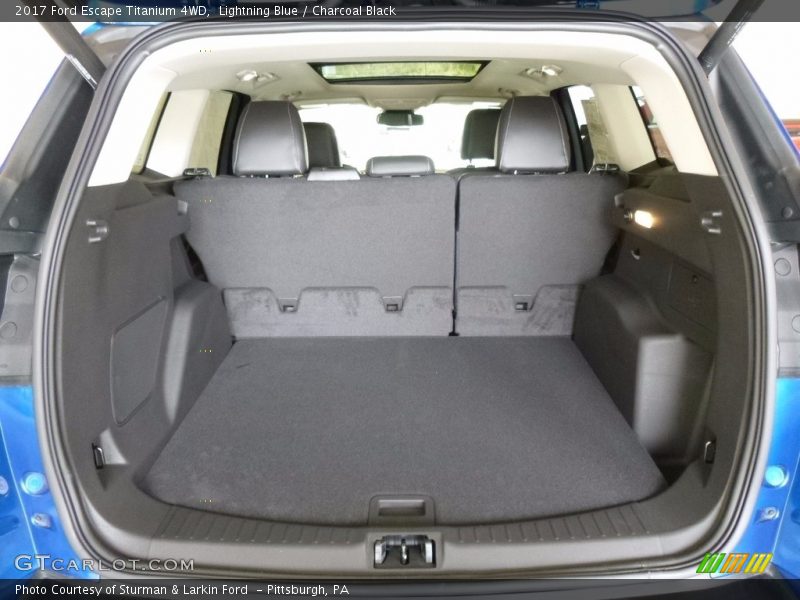 Lightning Blue / Charcoal Black 2017 Ford Escape Titanium 4WD