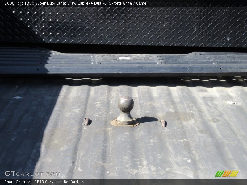 Oxford White / Camel 2008 Ford F350 Super Duty Lariat Crew Cab 4x4 Dually