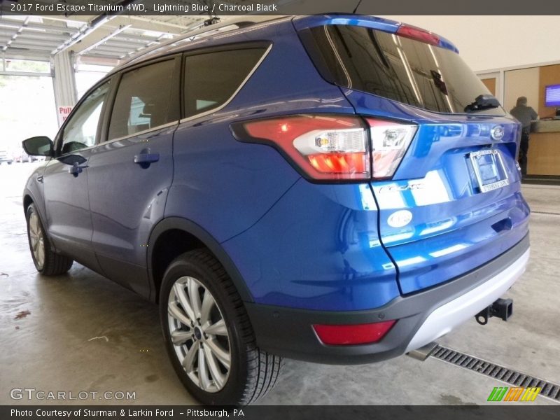 Lightning Blue / Charcoal Black 2017 Ford Escape Titanium 4WD