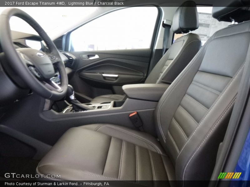 Lightning Blue / Charcoal Black 2017 Ford Escape Titanium 4WD