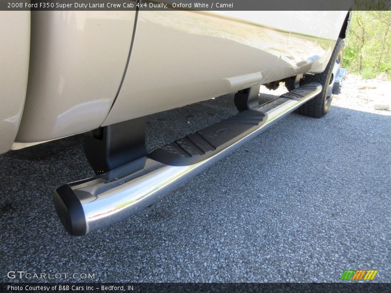 Oxford White / Camel 2008 Ford F350 Super Duty Lariat Crew Cab 4x4 Dually