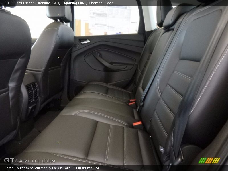 Lightning Blue / Charcoal Black 2017 Ford Escape Titanium 4WD