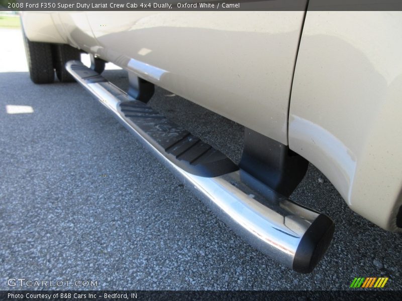 Oxford White / Camel 2008 Ford F350 Super Duty Lariat Crew Cab 4x4 Dually