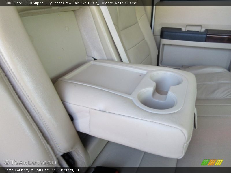 Oxford White / Camel 2008 Ford F350 Super Duty Lariat Crew Cab 4x4 Dually