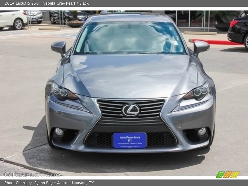 Nebula Gray Pearl / Black 2014 Lexus IS 250