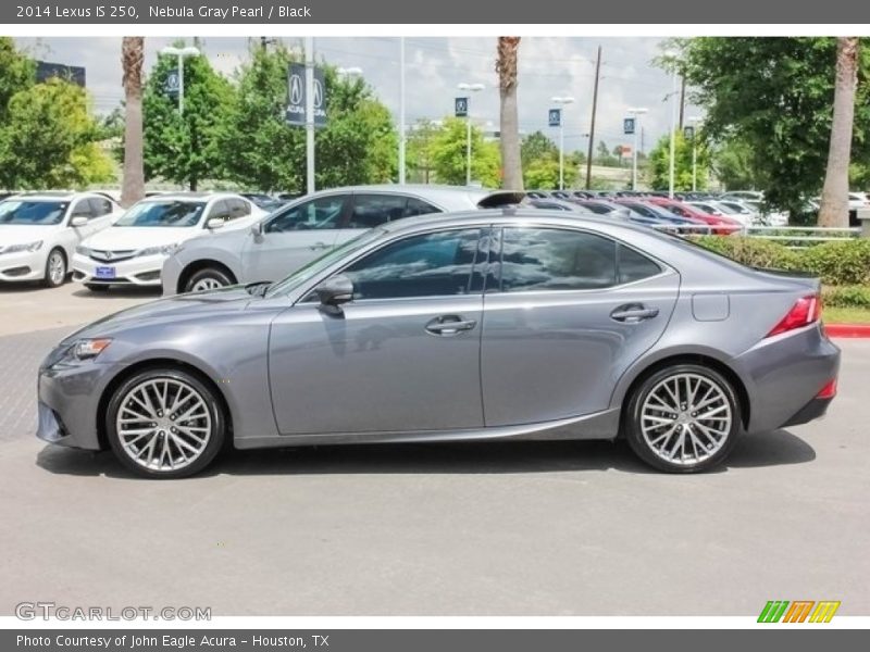Nebula Gray Pearl / Black 2014 Lexus IS 250