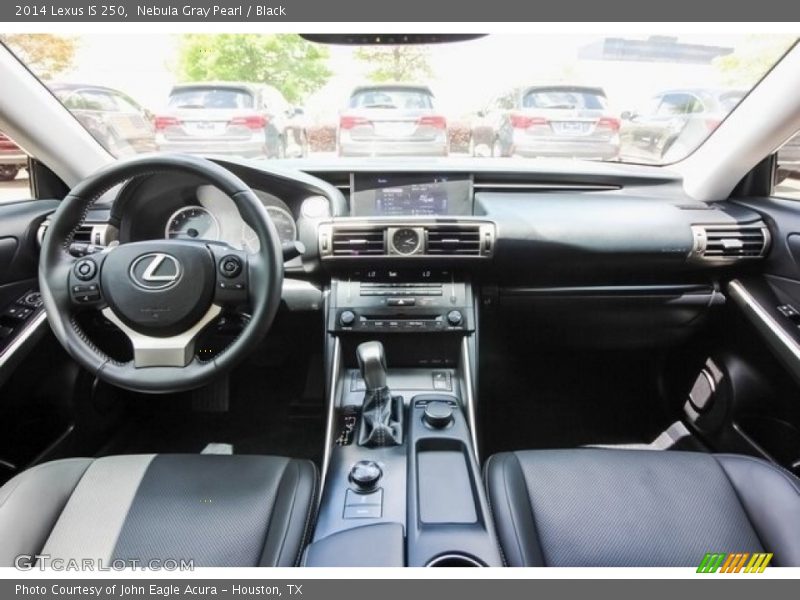 Nebula Gray Pearl / Black 2014 Lexus IS 250