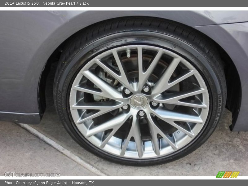 Nebula Gray Pearl / Black 2014 Lexus IS 250