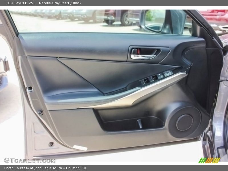 Nebula Gray Pearl / Black 2014 Lexus IS 250