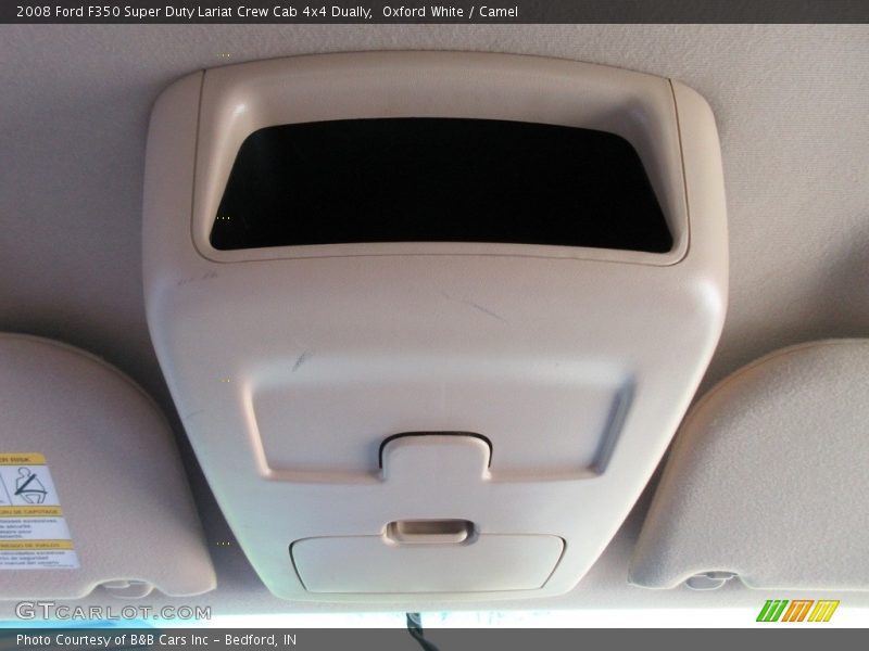 Oxford White / Camel 2008 Ford F350 Super Duty Lariat Crew Cab 4x4 Dually