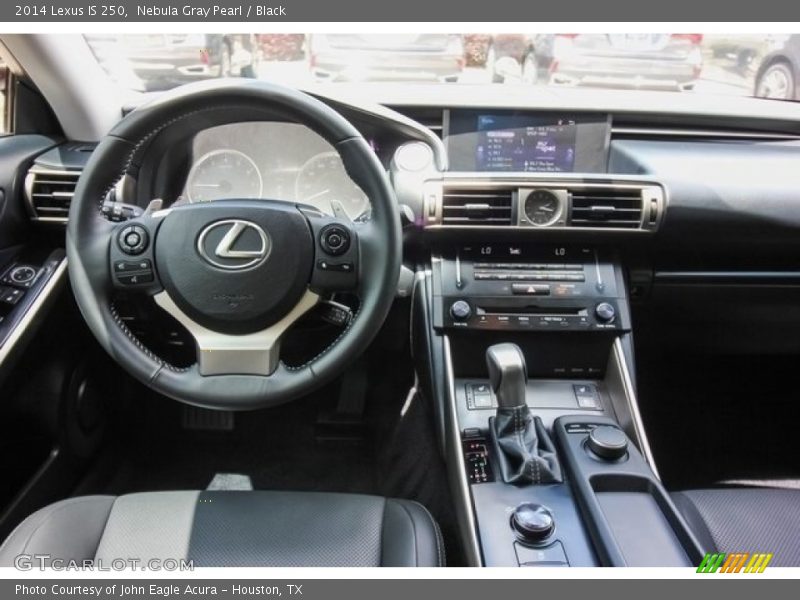Nebula Gray Pearl / Black 2014 Lexus IS 250