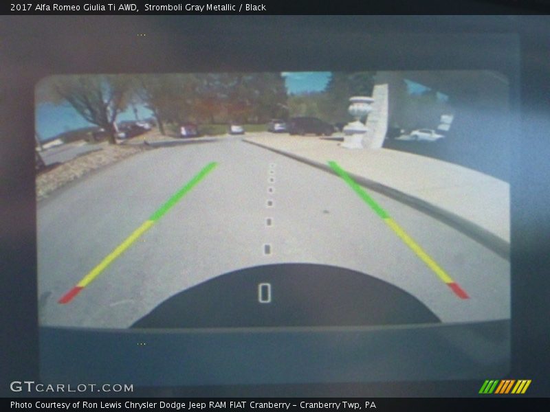Stromboli Gray Metallic / Black 2017 Alfa Romeo Giulia Ti AWD