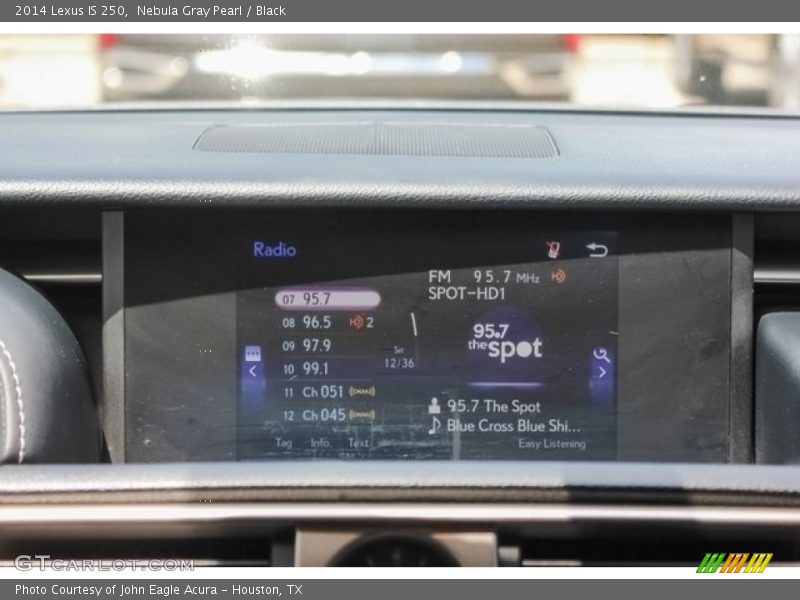 Nebula Gray Pearl / Black 2014 Lexus IS 250