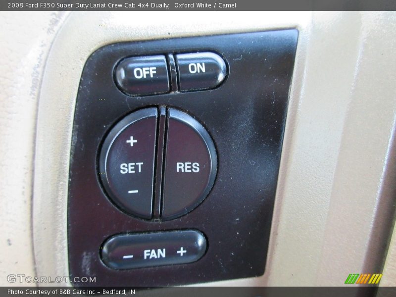 Oxford White / Camel 2008 Ford F350 Super Duty Lariat Crew Cab 4x4 Dually