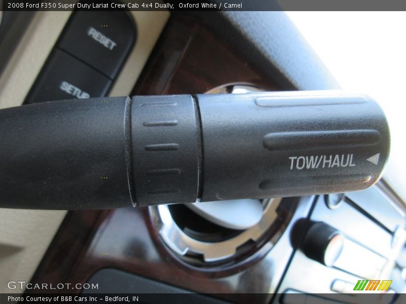 Oxford White / Camel 2008 Ford F350 Super Duty Lariat Crew Cab 4x4 Dually