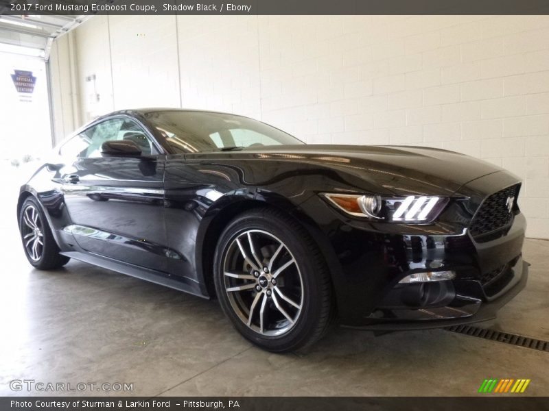 Shadow Black / Ebony 2017 Ford Mustang Ecoboost Coupe