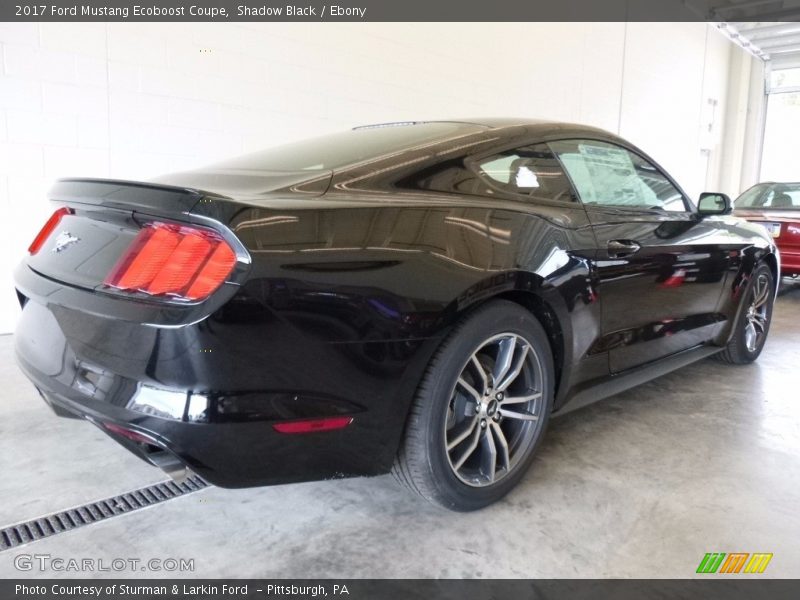 Shadow Black / Ebony 2017 Ford Mustang Ecoboost Coupe