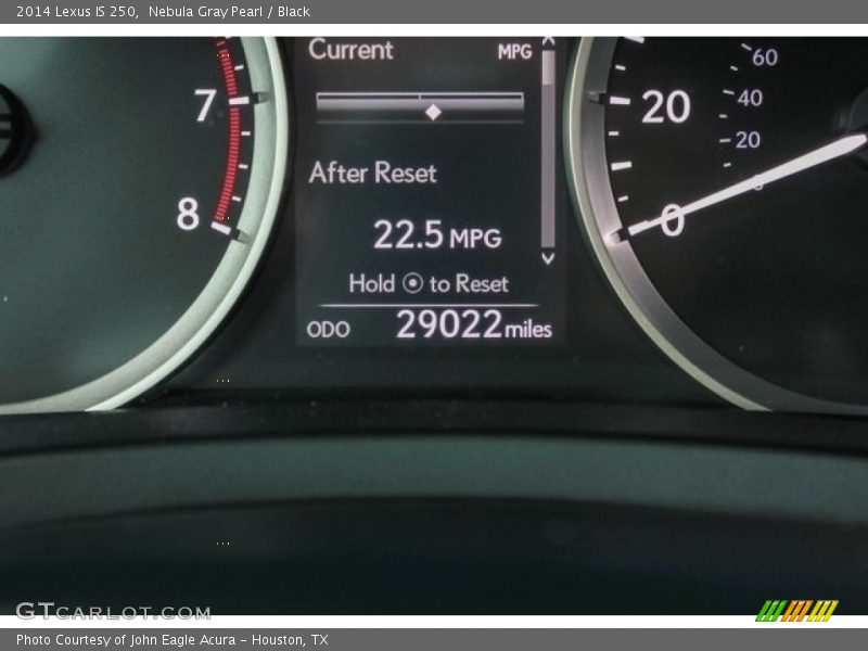 Nebula Gray Pearl / Black 2014 Lexus IS 250