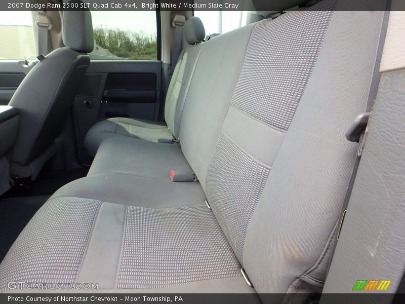 Bright White / Medium Slate Gray 2007 Dodge Ram 2500 SLT Quad Cab 4x4