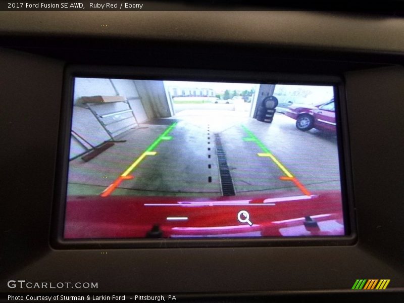 Ruby Red / Ebony 2017 Ford Fusion SE AWD