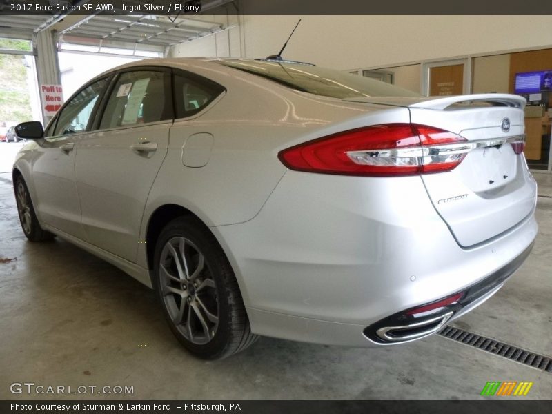 Ingot Silver / Ebony 2017 Ford Fusion SE AWD
