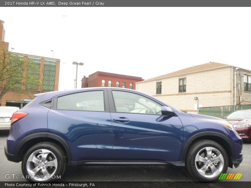  2017 HR-V LX AWD Deep Ocean Pearl