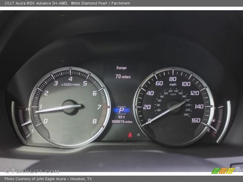 White Diamond Pearl / Parchment 2017 Acura MDX Advance SH-AWD