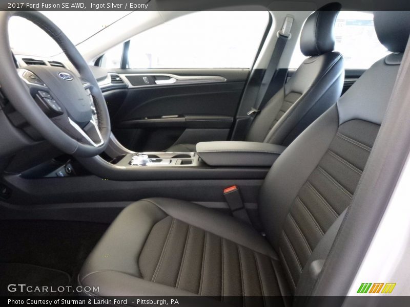Ingot Silver / Ebony 2017 Ford Fusion SE AWD