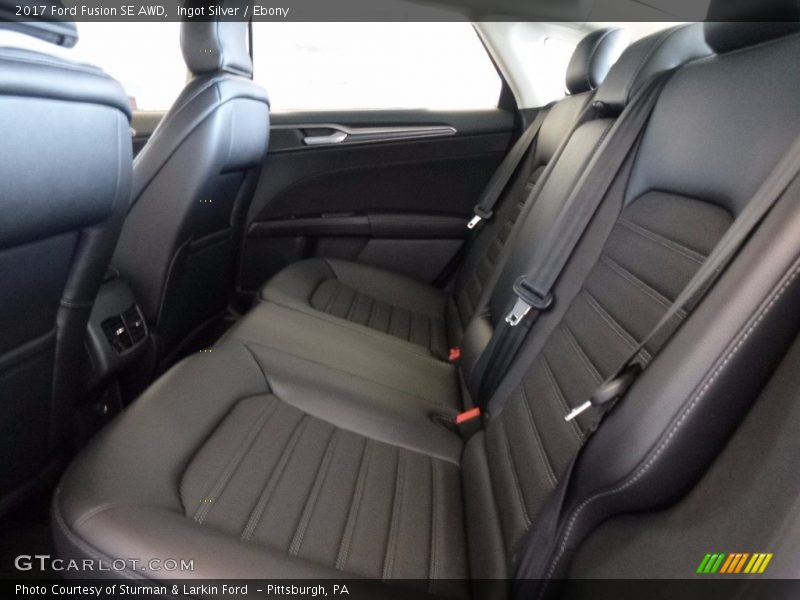 Ingot Silver / Ebony 2017 Ford Fusion SE AWD