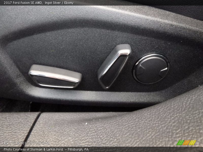 Ingot Silver / Ebony 2017 Ford Fusion SE AWD
