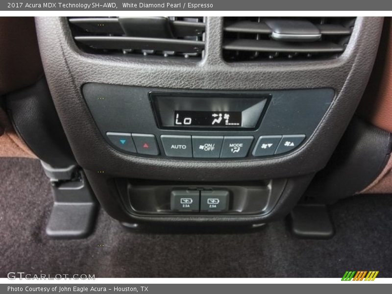 Controls of 2017 MDX Technology SH-AWD