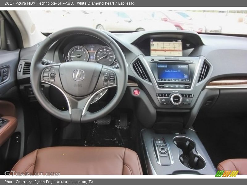 Dashboard of 2017 MDX Technology SH-AWD