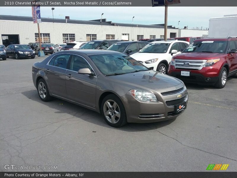 Mocha Steel Metallic / Cocoa/Cashmere 2010 Chevrolet Malibu LT Sedan