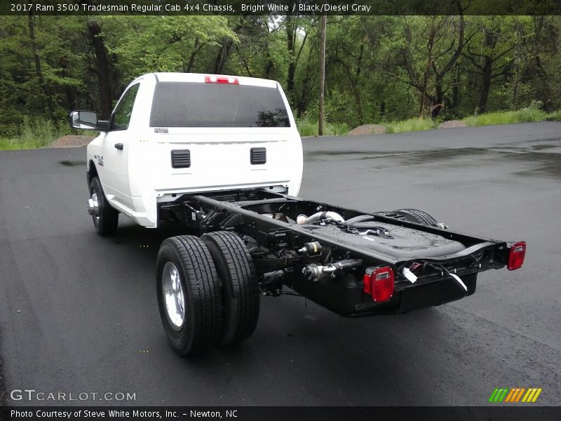 Bright White / Black/Diesel Gray 2017 Ram 3500 Tradesman Regular Cab 4x4 Chassis