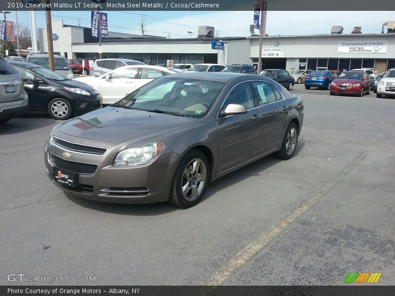 Mocha Steel Metallic / Cocoa/Cashmere 2010 Chevrolet Malibu LT Sedan