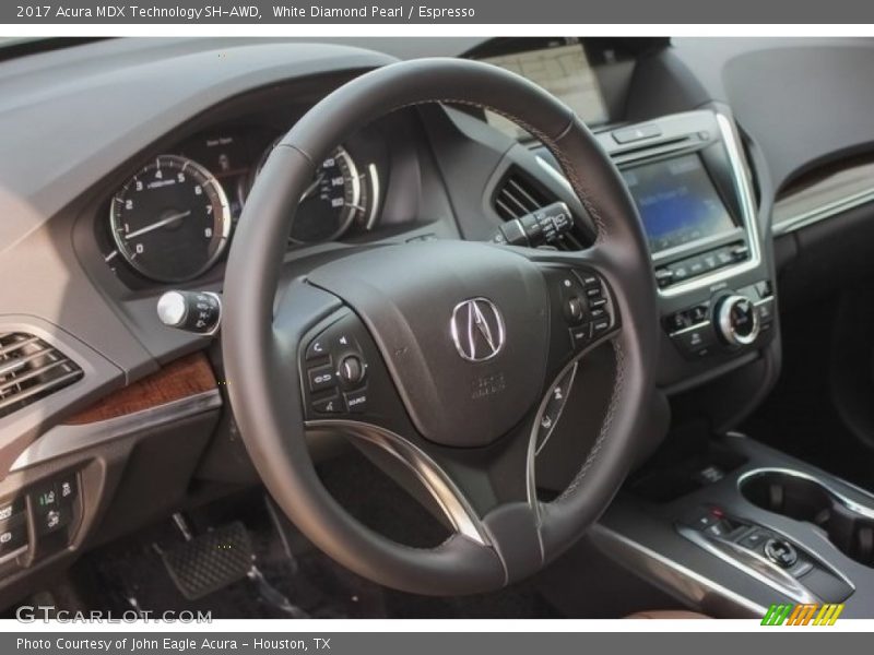  2017 MDX Technology SH-AWD Steering Wheel