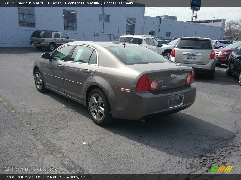Mocha Steel Metallic / Cocoa/Cashmere 2010 Chevrolet Malibu LT Sedan